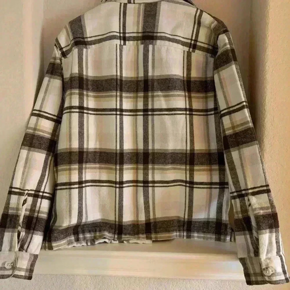 Abercrombie & Fitch Plaid Flannel Shirt/Jacket - Picture 3 of 5